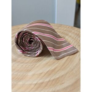 NWT $80 Brooks Brothers Necktie Striped Made in USA Silk Tie Business Casual‎